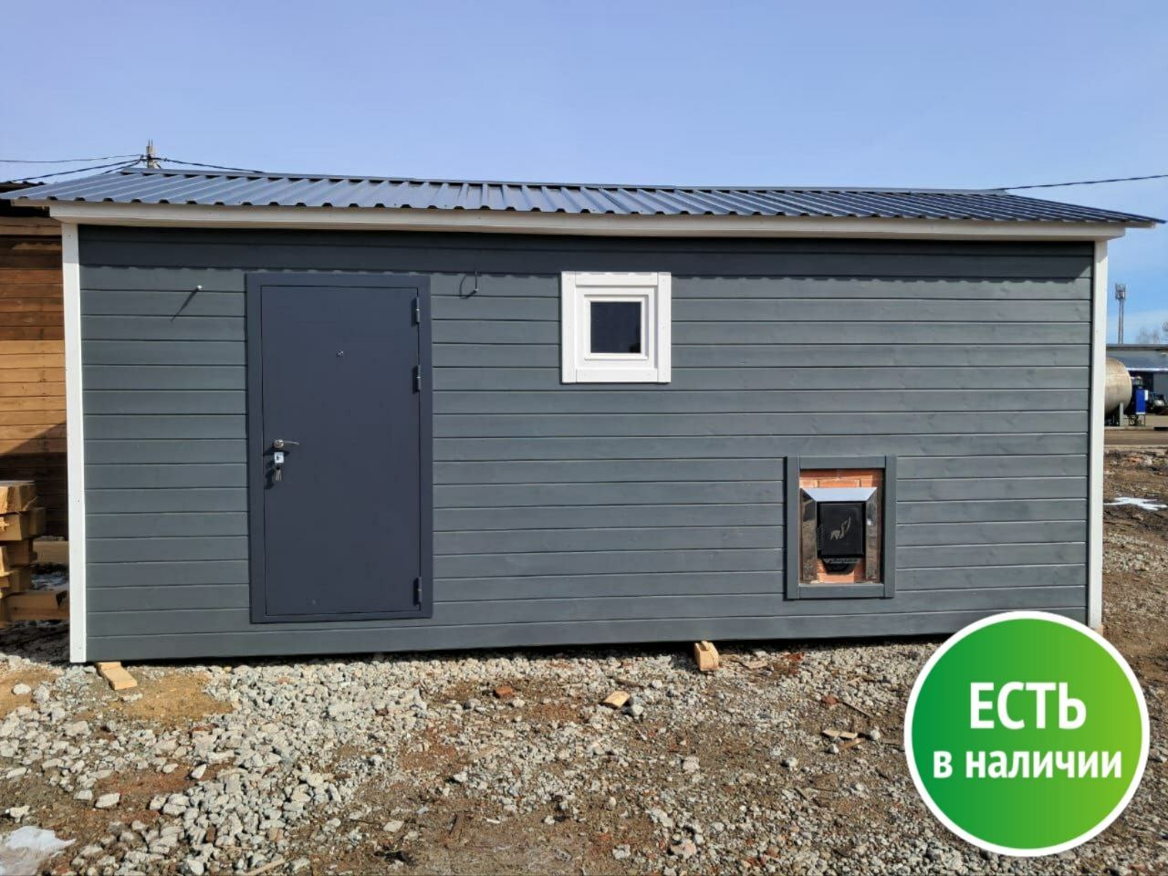 Баня каркасная 3х6м