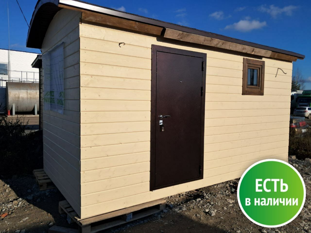 Каркасная баня 2,5х4,5м